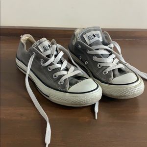 Gray Converse All Stars - Chuck Taylors